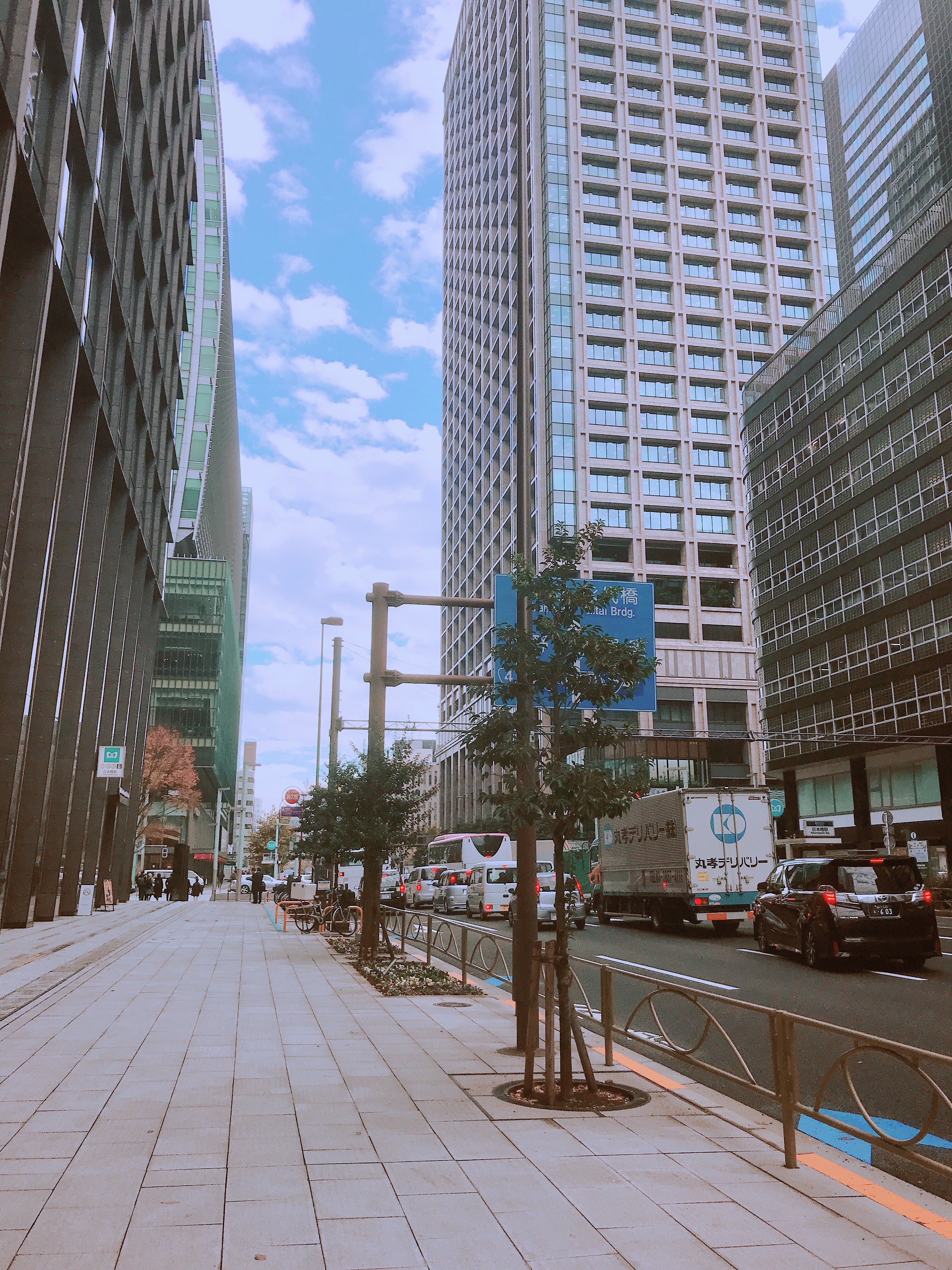 Street scene in Tokyo on my first day as a new developer